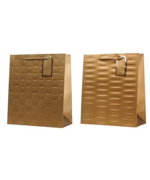 Elegancka mała torba prezentowa ZŁOTA